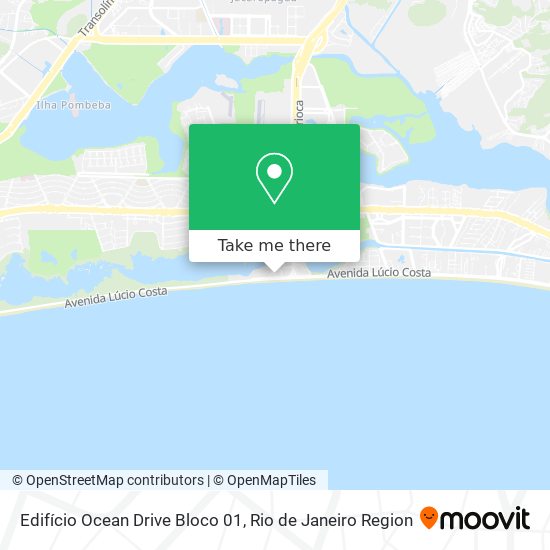 Mapa Edifício Ocean Drive Bloco 01