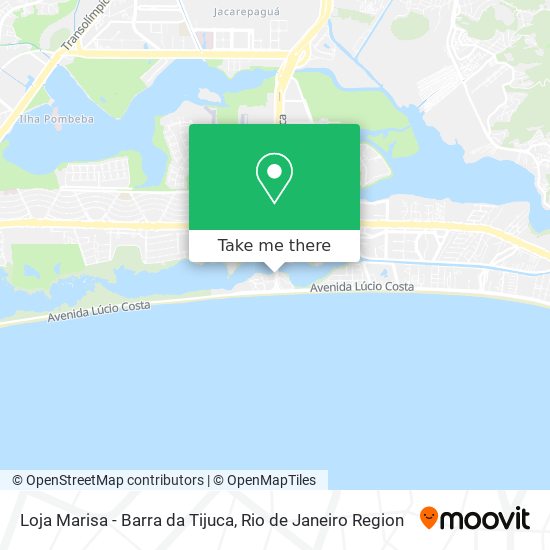 Loja Marisa - Barra da Tijuca map