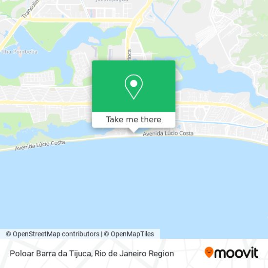 Poloar Barra da Tijuca map