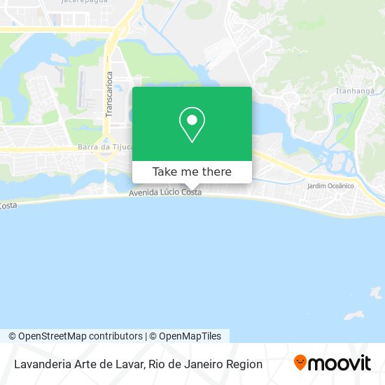 Lavanderia Arte de Lavar map