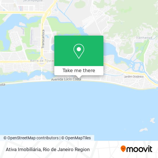 Ativa Imobiliária map