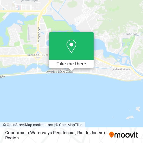 Mapa Condominio Waterways Residencial