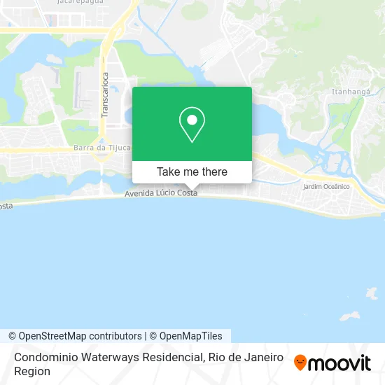 Condominio Waterways Residencial map