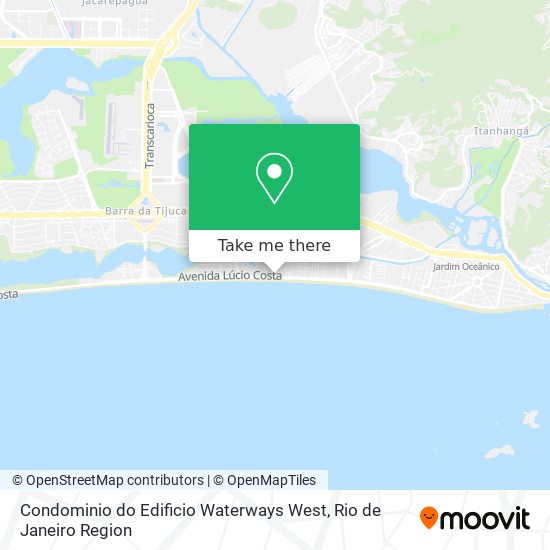 Condominio do Edificio Waterways West map