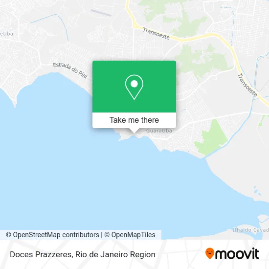 Doces Prazzeres map