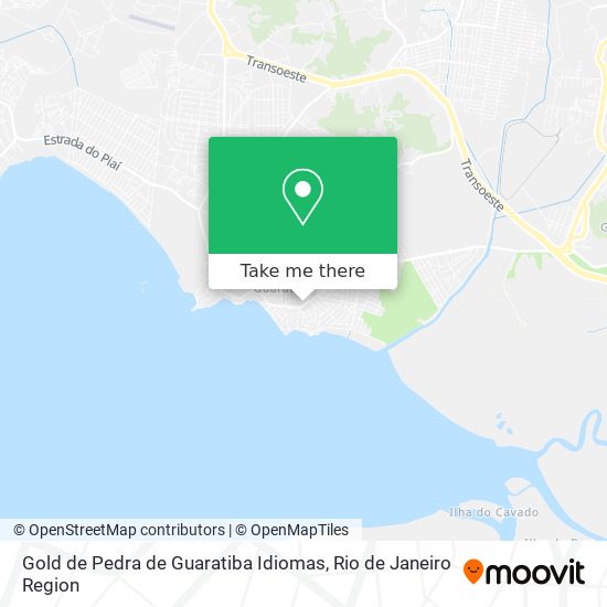 Gold de Pedra de Guaratiba Idiomas map