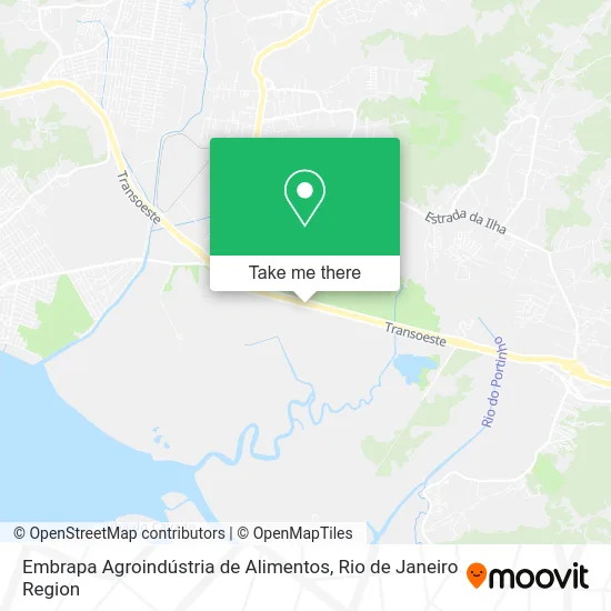 Embrapa Agroindústria de Alimentos map