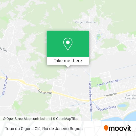 Toca da Cigana Clã map