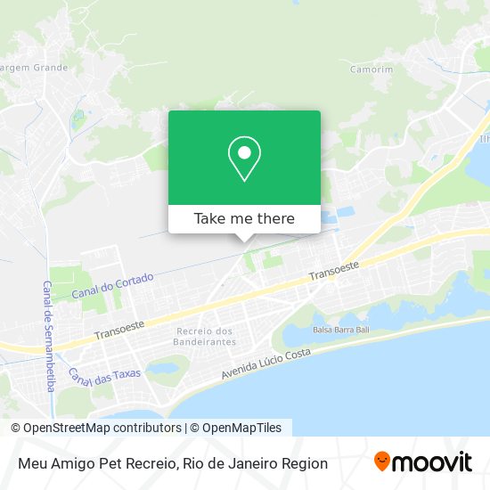 Meu Amigo Pet Recreio map