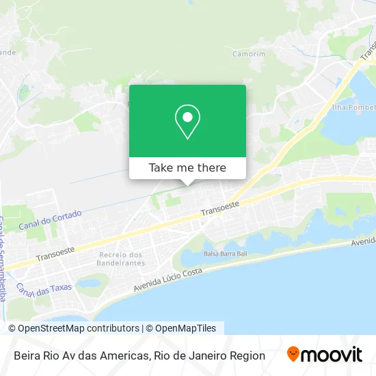 Beira Rio Av das Americas map