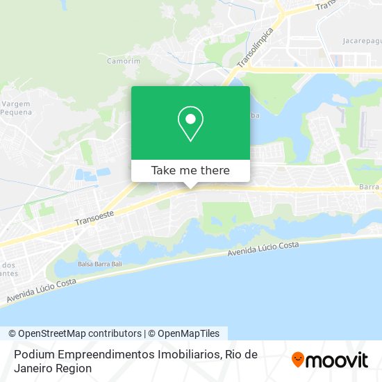 Podium Empreendimentos Imobiliarios map