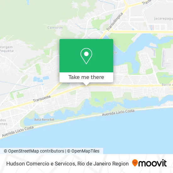Hudson Comercio e Servicos map