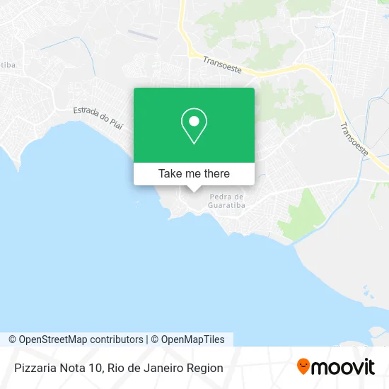 Pizzaria Nota 10 map