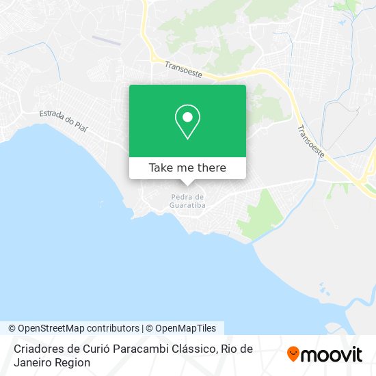 Criadores de Curió Paracambi Clássico map