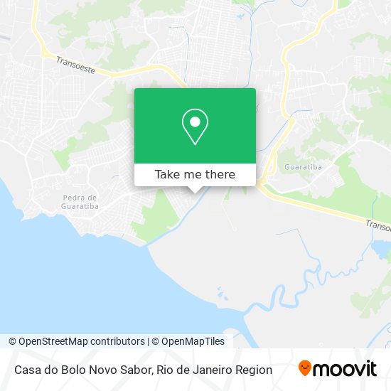 Casa do Bolo Novo Sabor map