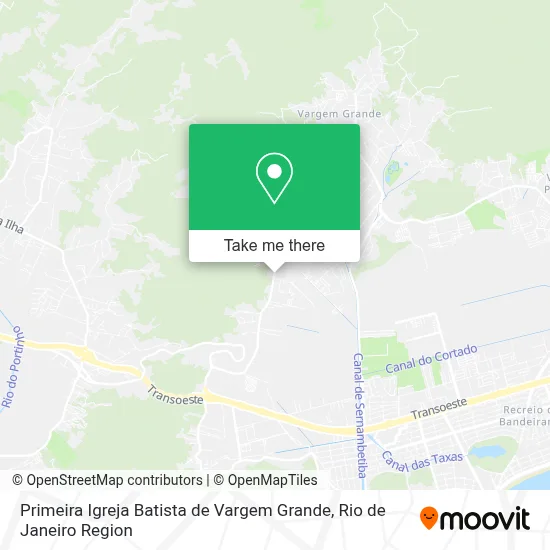 Primeira Igreja Batista de Vargem Grande map