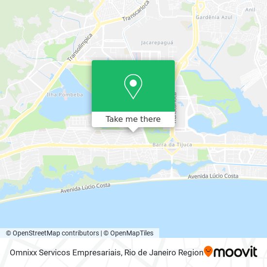 Mapa Omnixx Servicos Empresariais