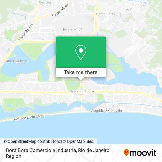 Bora Bora Comercio e Industria map