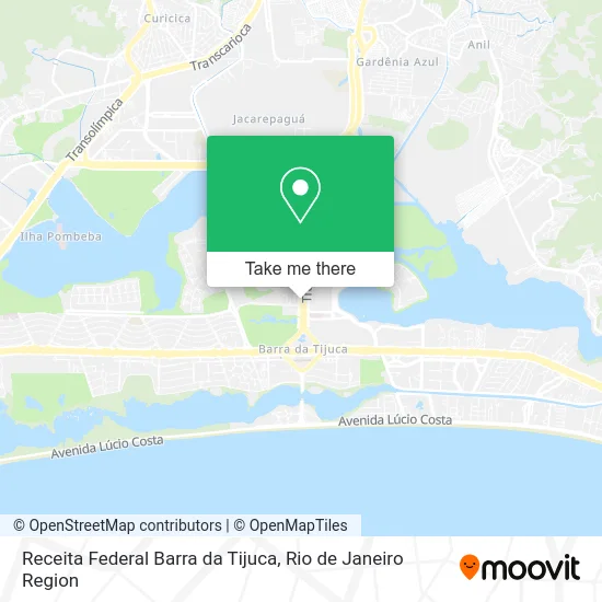 Receita Federal Barra da Tijuca map