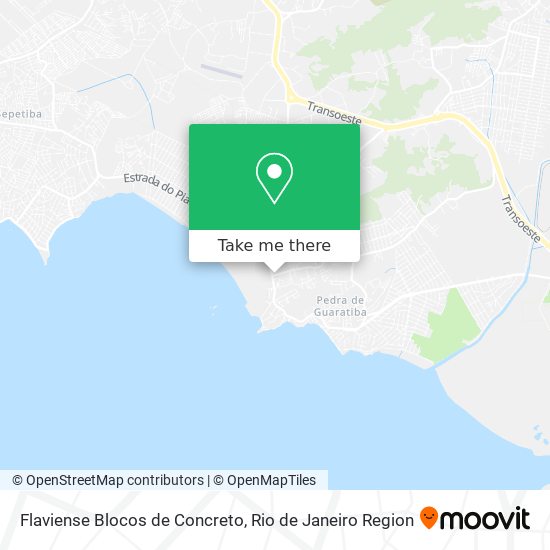 Flaviense Blocos de Concreto map