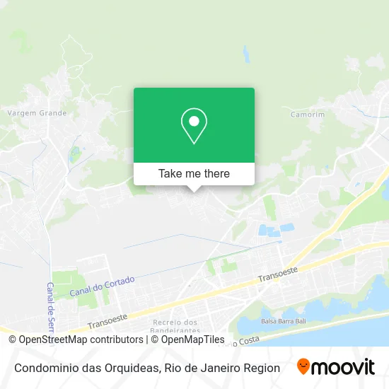 Condominio das Orquideas map