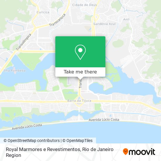 Royal Marmores e Revestimentos map
