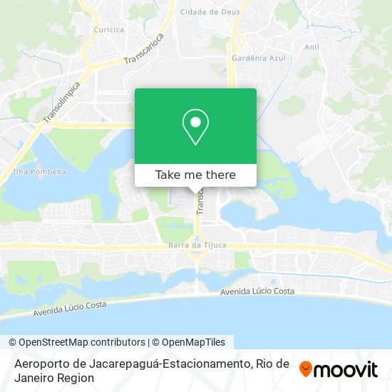 Aeroporto de Jacarepaguá-Estacionamento map