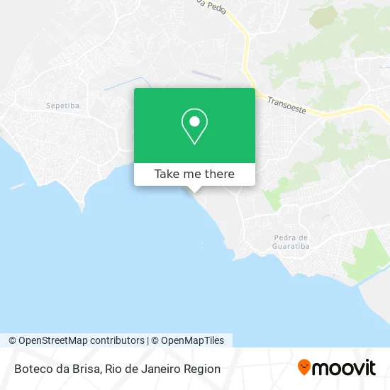 Boteco da Brisa map