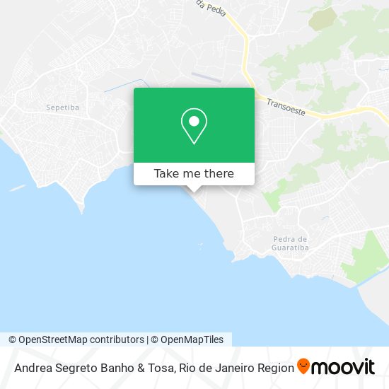 Andrea Segreto Banho & Tosa map