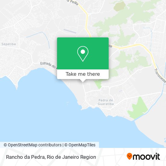Rancho da Pedra map