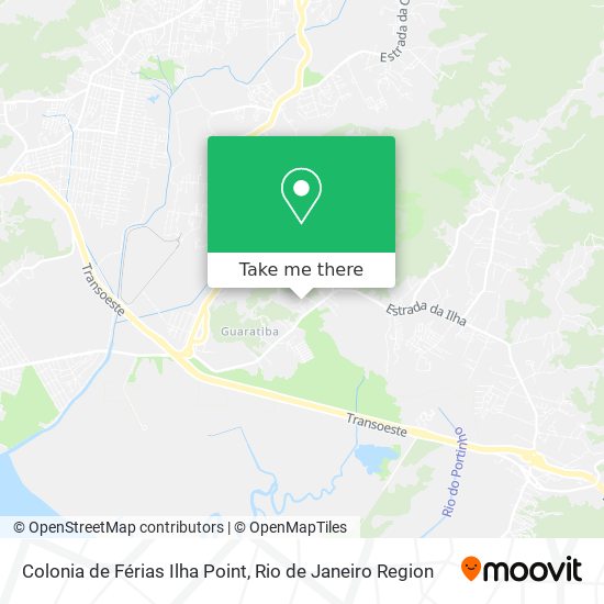 Colonia de Férias Ilha Point map