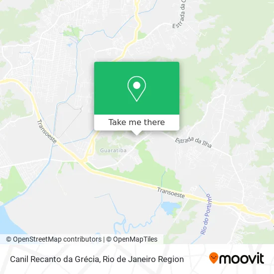 Canil Recanto da Grécia map