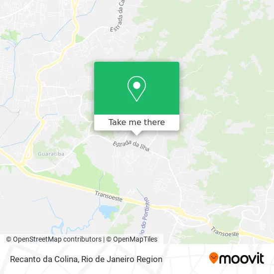 Recanto da Colina map