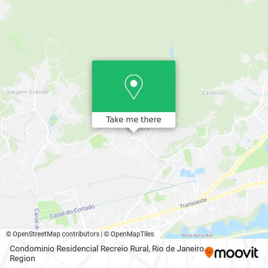 Condominio Residencial Recreio Rural map