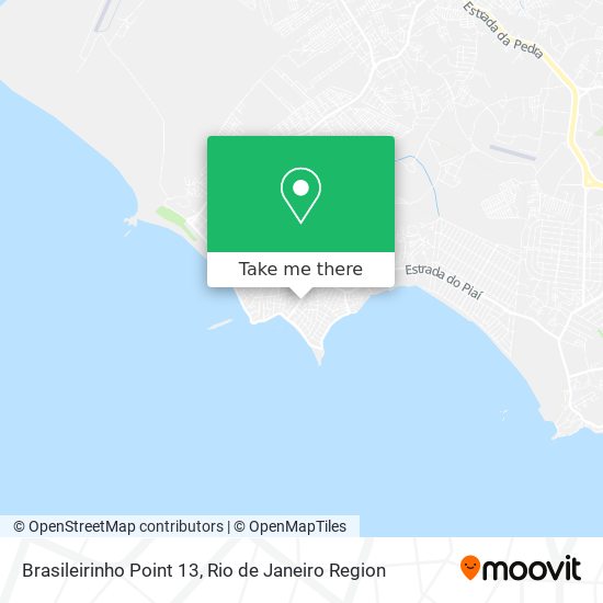 Brasileirinho Point 13 map