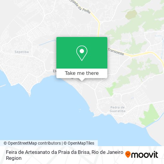 Feira de Artesanato da Praia da Brisa map