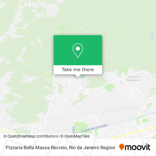 Pizzaria Bella Massa Recreio map