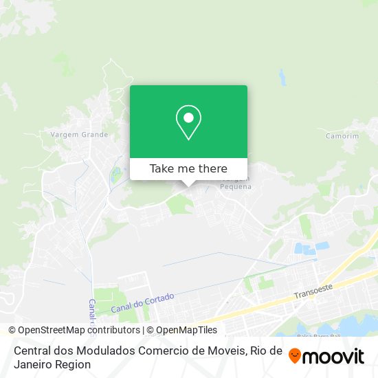 Central dos Modulados Comercio de Moveis map