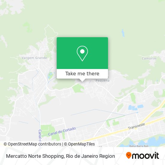 Mercatto Norte Shopping map