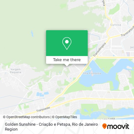 Golden Sunshine - Criação e Petspa map