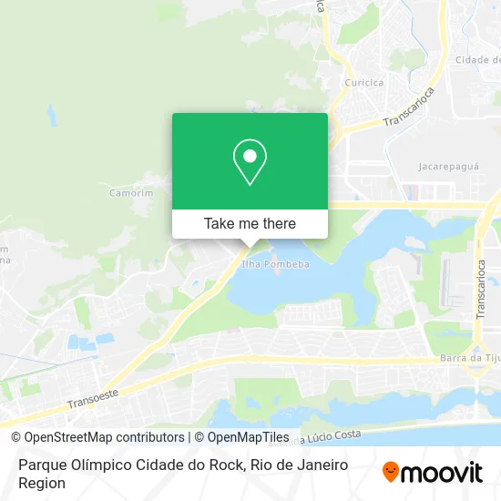 Parque Olímpico Cidade do Rock map