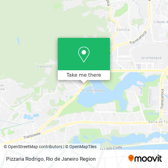 Mapa Pizzaria Rodrigo