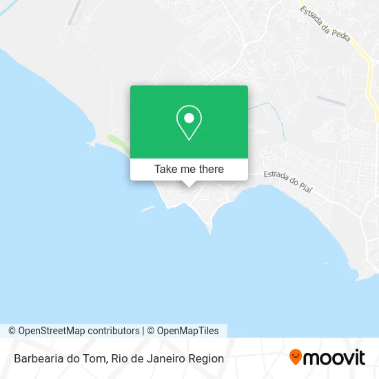 Barbearia do Tom map