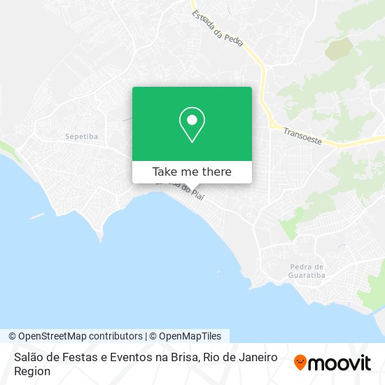 Salão de Festas e Eventos na Brisa map