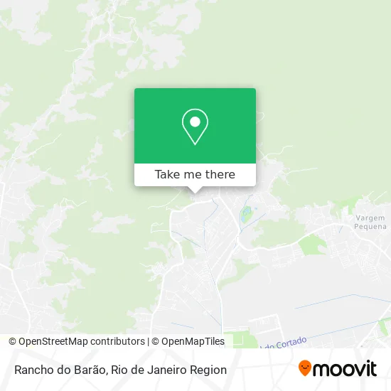 Rancho do Barão map