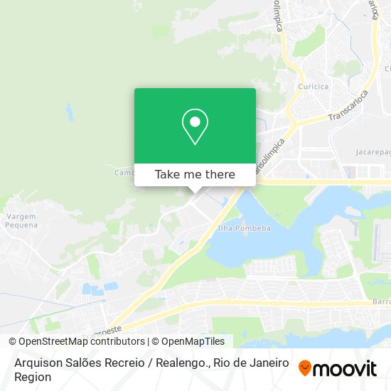 Arquison Salões Recreio / Realengo. map