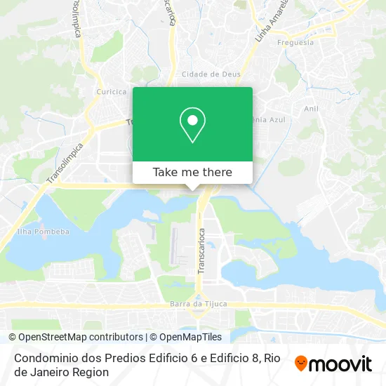 Condominio dos Predios Edificio 6 e Edificio 8 map