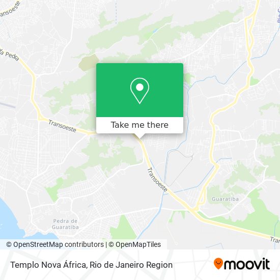 Templo Nova África map
