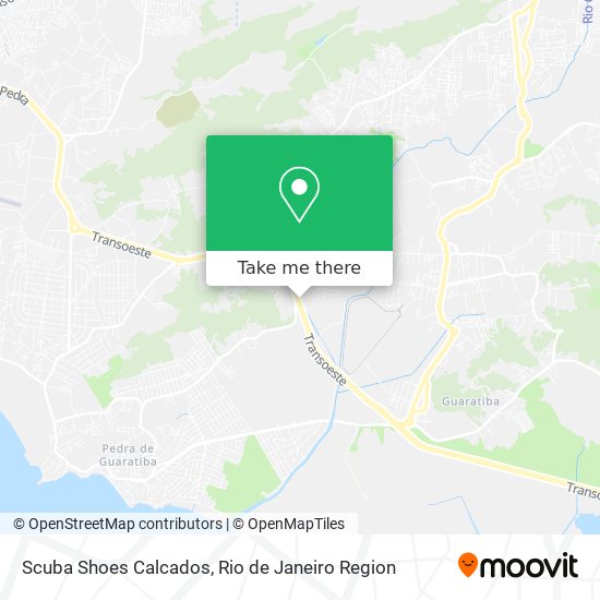 Scuba Shoes Calcados map