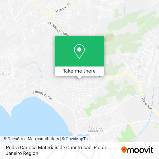 Pedra Carioca Materiais de Construcao map